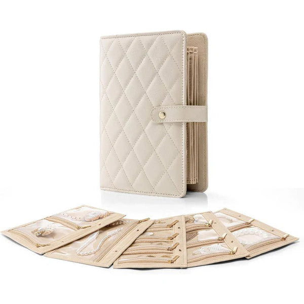 Elegante bolsa portátil para guardar joyas