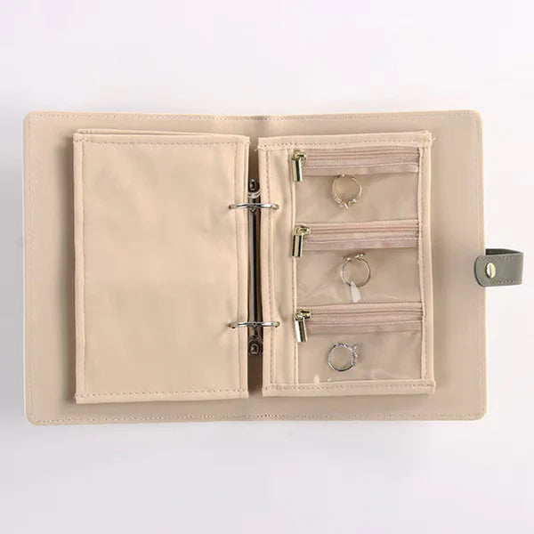 Elegante bolsa portátil para guardar joyas