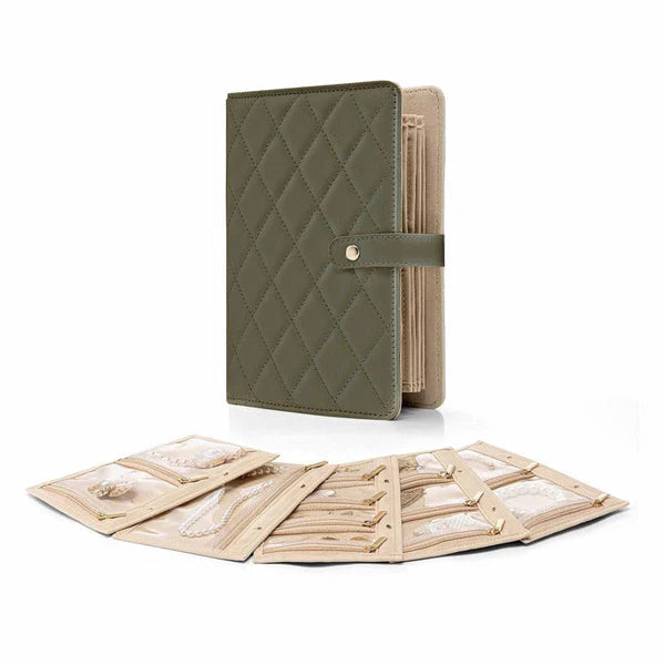 Elegante bolsa portátil para guardar joyas