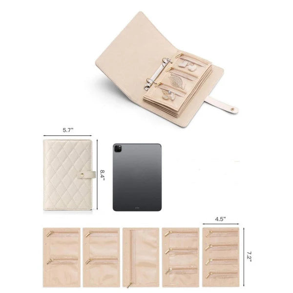 Elegante bolsa portátil para guardar joyas